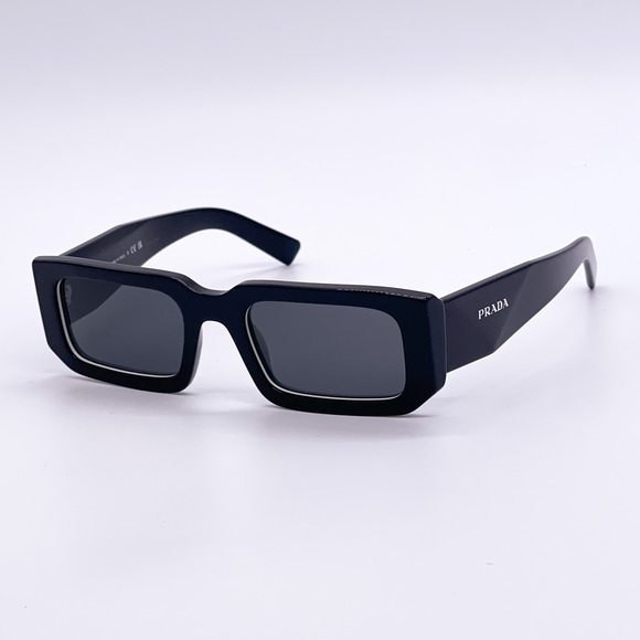 NEW PR06YS 09Q5S0 PRADA UNISEX SUNGLASSES PRADA SPR 06Y BLACK EYEWEAR PR 06YS - Picture 3 of 13